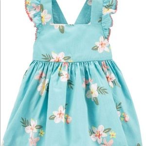 Flutter Sleeve Floral Dress